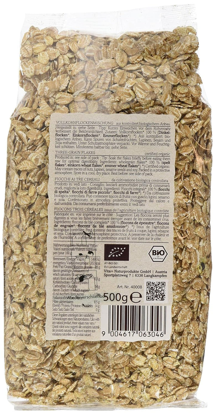 Verival Urkornflocken - Bio, 6Er Pack (6 X 500 G) Cereale Naty Shop