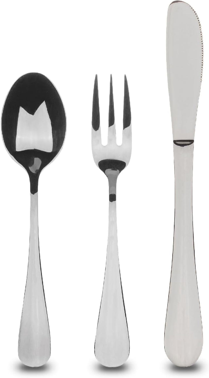 BERGNER MUNICH - Set de tacâmuri din oțel inoxidabil din 24 de piese Bucatarie Naty Shop Oțel inoxidabil 3 bucăți