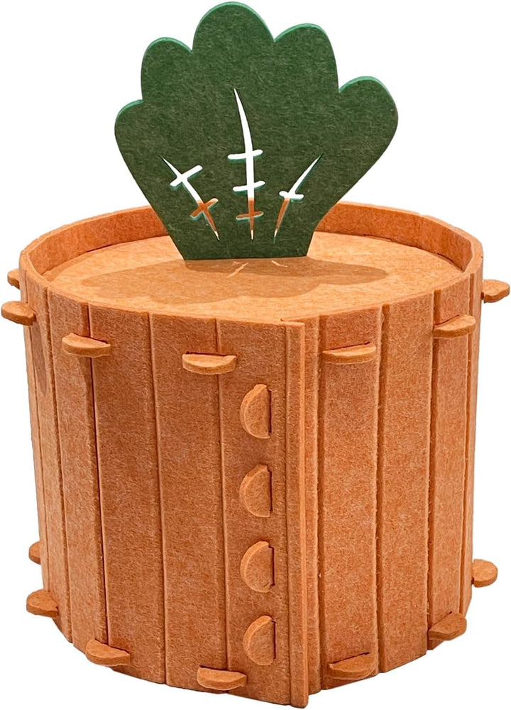 Paturi versatile pentru pisici, semi-curgătoare, cu morcovi, glisoare confortabile din pâslă pentru interior și exterior, paturi relaxante pentru pisici Carnation