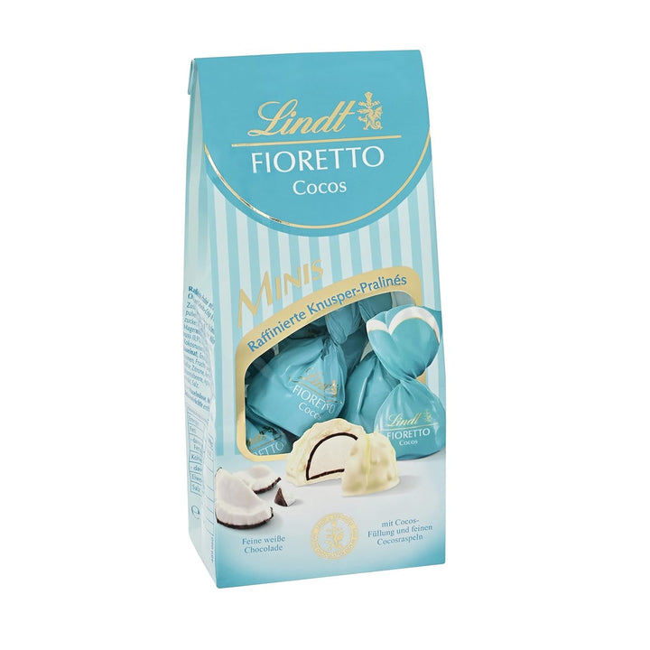 Lindt Chocolate FIORETTO Maxi Zabaione, cutie cadou 138 grame Naty Shop 115 grame Cocos