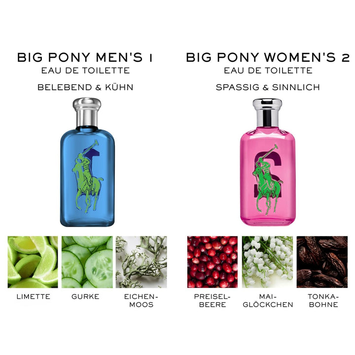 Ralph Lauren Big Pony Pink 2 Eau de Toilette Spray pentru femei, 100 ml