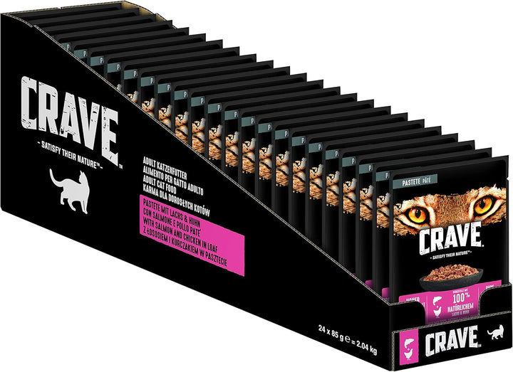 CRAVE pisică porție săculeț sos cu pui 28 X 85G