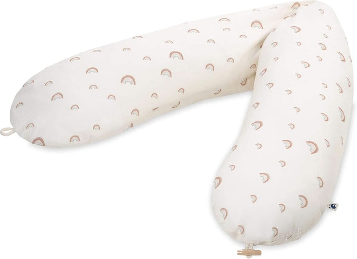 Julius Zöllner Pernă organică pentru alăptare 190 cm, umplutură 42 litri microperle Eps, fabricat în Germania Accesorii Hrana si Alaptare Bebe Naty Shop Rainbow