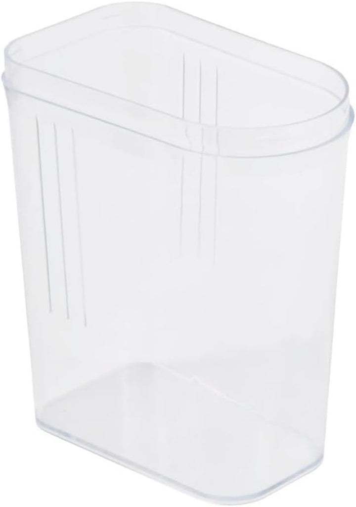 cutie de turnare keeeper pentru provizii uscate, capac de dozare reglabil continuu, plastic, 500 ml, 8 x 4,5 x 15 cm, Paola, alb Cutii depozitare alimente Naty Shop