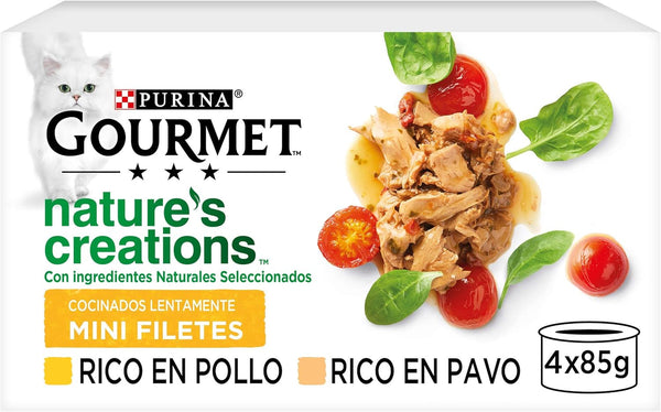 Nestlé Purina Nature'S Creation hrană umedă pentru pisici, pui și curcan, 12 X 4, 85 g