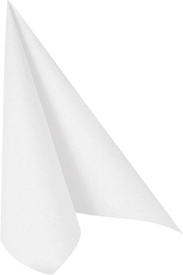 Papstar, 50 de șervețele "ROYAL Collection" 1/4 fold 25 Cm X 25 Cm alb, #86243