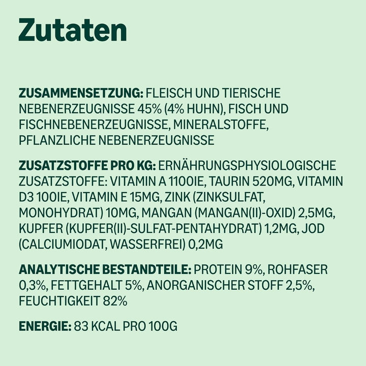 By Amazon hrană pentru pisici, umedă, fără cereale, conservă, bucăți de pui în jeleu, 12 X 405 G