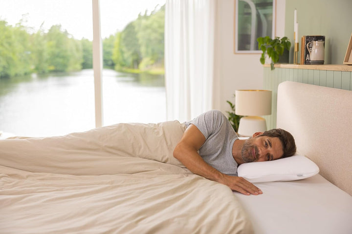 Pernă de dormit TEMPUR Symphony din spumă cu memorie, pernă ergonomică de susținere a gâtului pentru dormit pe spate și lateral, fermă, S (63 X 43 X 11 Cm) Perne standard Naty Shop