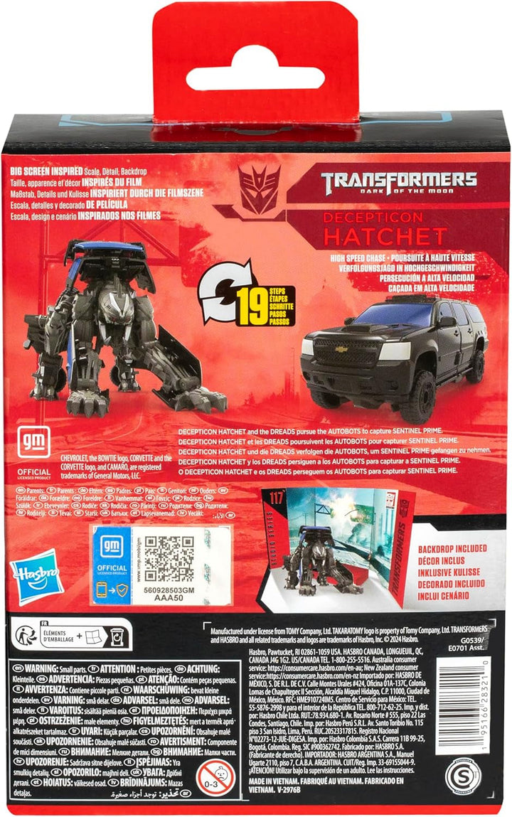 Transformers Studio Series Deluxe-Class Transformers: The Dark Side of the Moon 94 Decepticon Hatchet Action Figure Action figures Naty Shop