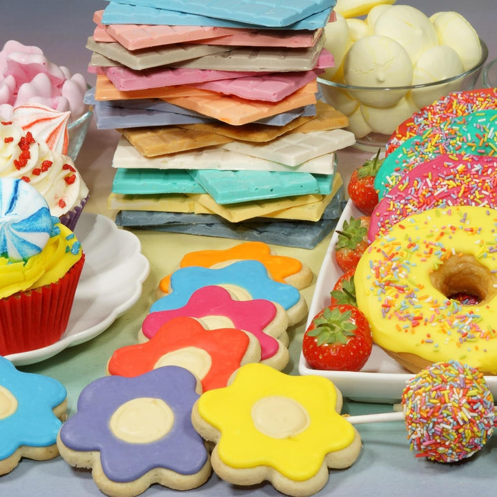 Pastă colorantă alimentară Sugarflair Colourflex Extra Paste Golden - Colorant alimentar comestibil pentru cremă de unt, ciocolată, pastă de zahăr, glazură, fondant, mixuri pentru prăjituri, aluat și multe altele - 25g