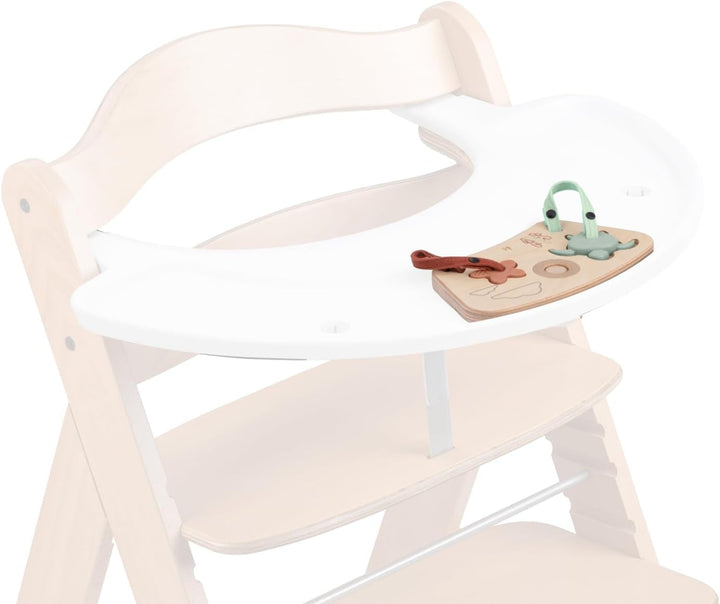 hauck Play Music, Zebra - Xilofon joc muzical de la 12 luni Compatibil cu placa de joc Play Tray pentru Alpha+, Beta+ și Arketa scaun înalt din lemn, jucărie din lemn pentru copii Promovează coordonarea ochi-mână Jucarii Bebe Naty Shop Joacă Puzzling S, Turtle Flower Atașament pentru o singură piesă