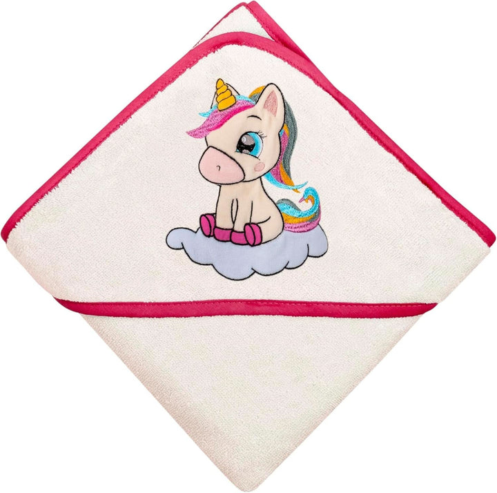 LAYNENBURG Prosop de baie cu glugă Premium Baby, 100% bumbac - Oeko TEX, 80 x 80 cm Mama si Copilul Naty Shop