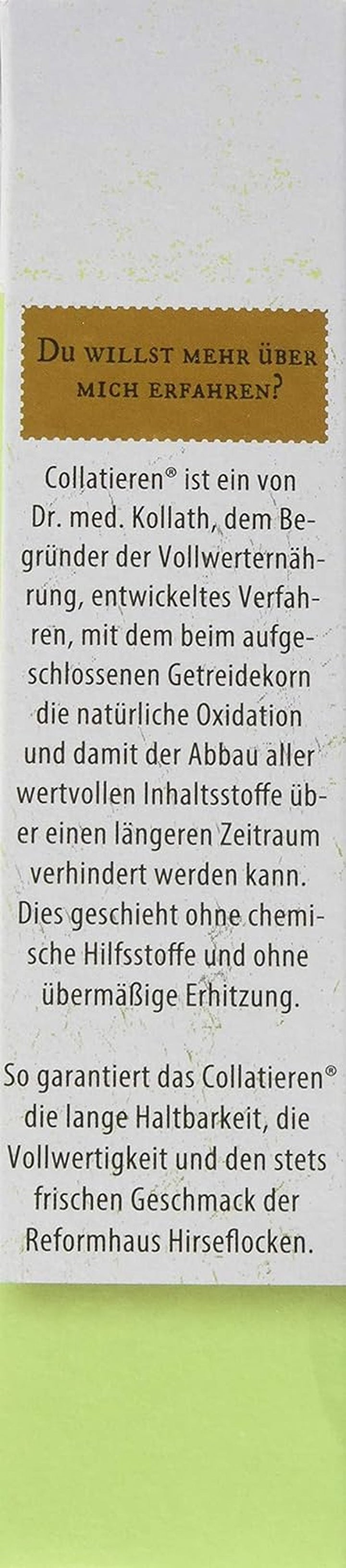 Hirse-Flocken Bio, 6Er Pack (6 X 400 G) Cereale Naty Shop