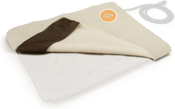 Husă de schimb Pet Products Lectro-Soft pentru pat încălzit pentru pisici, compatibilă cu paturile mici Lectro-Soft (pat încălzit vândut separat), lavabilă la mașină, husă moale din fleece, 45,7 x 35,6