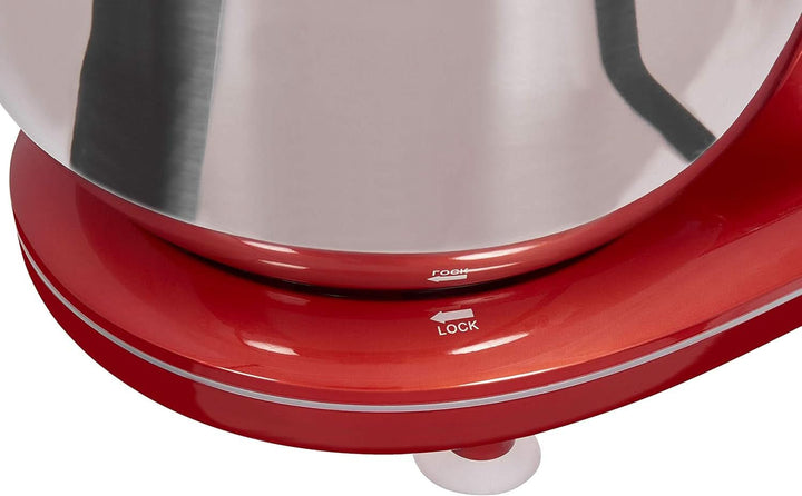 GUTFELS Küchenmaschine KM 8102 Roi | Küchenmaschine |1200 Watt | Schneebesen | Rührhaken | Knethaken | 10 Stufen | Rot | 5 L Schüssel Mama si Copilul Naty Shop