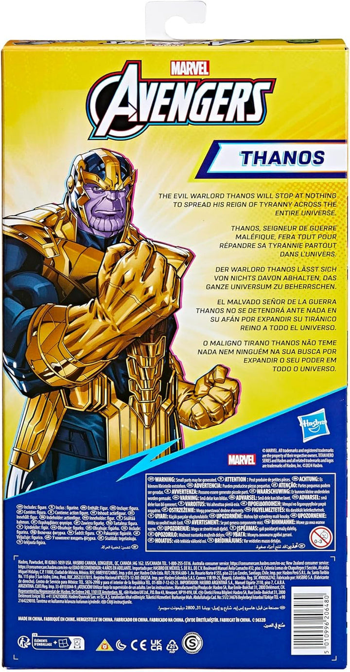 Marvel Avengers Titan Hero Series Deluxe Thanos figurină de acțiune, maro Action figures Naty Shop
