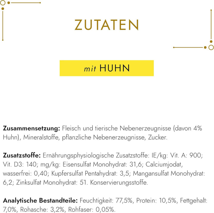 Gourmet Gold Fine Pâté Hrană umedă pentru pisici, cu pui, 12Pack (12 X 85G)