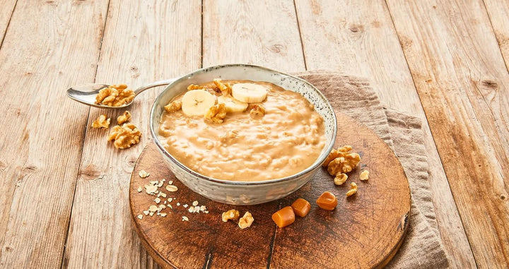 RUF Pudding Oats Caramel, budincă de caramel și fulgi de ovăz integral, fără zahăr, îndulcit cu sirop de agave, 64 grame Cereale Naty Shop
