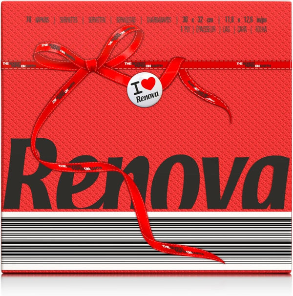 Șervețele de hârtie Renova, Red Red Label - 70 șervețele