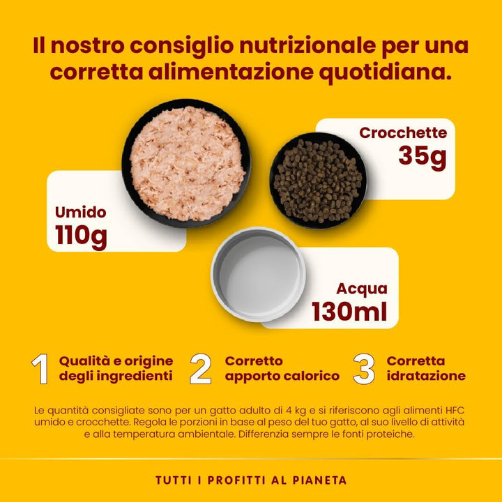 Almo Nature Multipack Hrană umedă pentru pisici HFC Natural - 3 varietăți cu pui 6 X 55G, 1Pack (1 X 0.330 Kilograme)