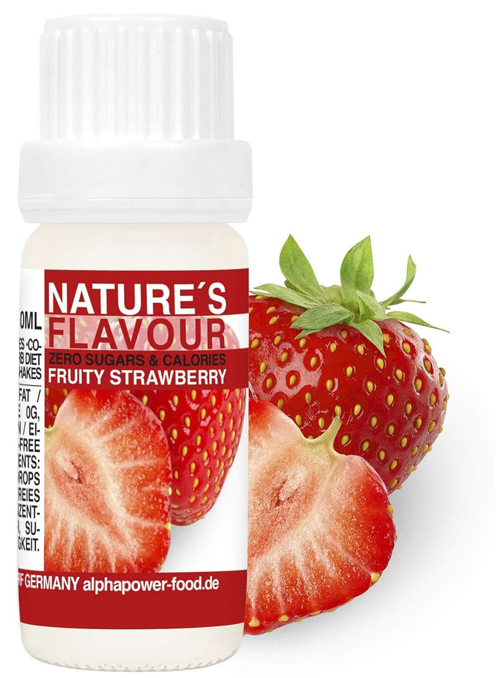 Flavour Drops, diverse sortimente, arome alimentare naturale Arome Naty Shop 10 ml Capsuni
