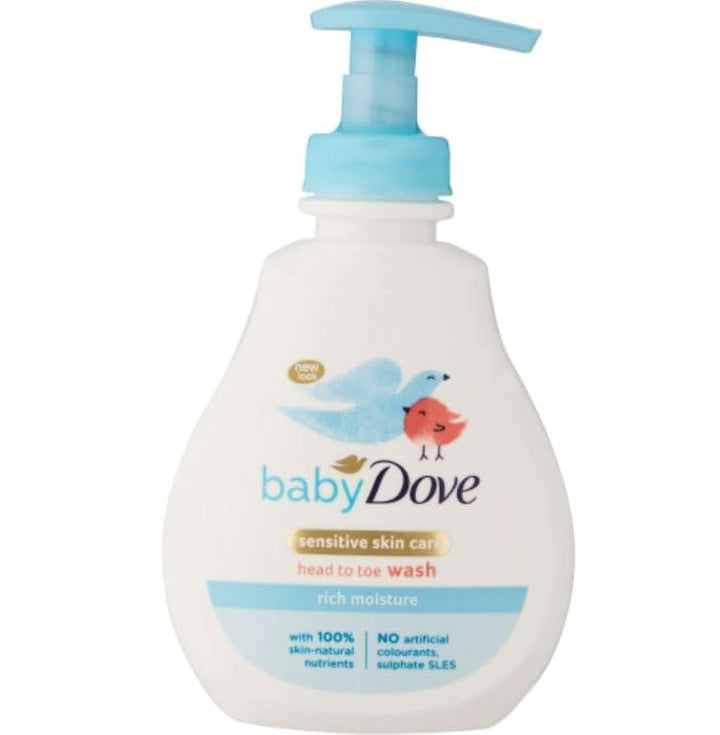 Gel de duș Dove pentru copii sensibil la cap până la picioare, 200 ml Mama si Copilul Naty Shop
