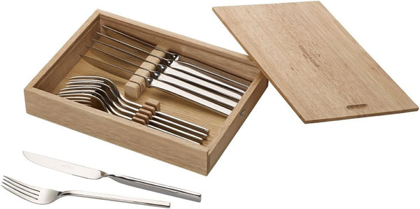 Villeroy And Boch New Wave, tacâmuri pentru friptură, oțel inoxidabil Naty Shop