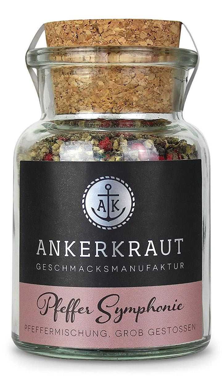 Ankerkraut Symphonie, amestec de piper pentru condimentarea cu aromă și gust, 140 grame Condimente Naty Shop Macinate 70 grame