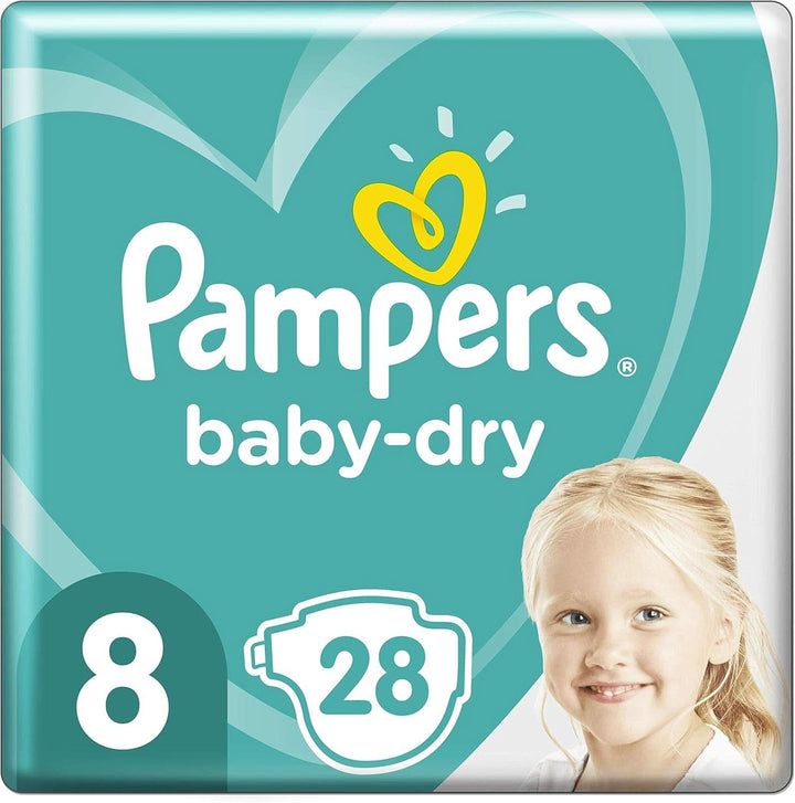 Scutece Pampers, versiunea clasica, diverse marimi Mama si Copilul Naty Shop 8 (28 buc)