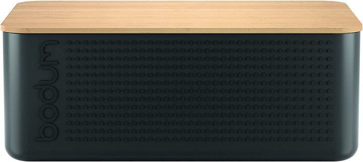 Coș pentru pâine Bodum Bistro, plastic, negru, L Cutii depozitare alimente Naty Shop Negru