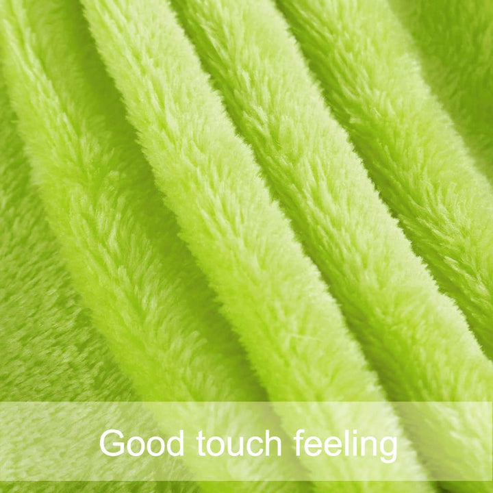 Sourcing Map Cosy pătură cuvertură de pat Soft & cald fleece pătură ca canapea pătură Canapea pătură Living și cuddly pătură Pătură de lână din catifea moale pluș măr verde 150X200Cm Paturi si Cuverturi uxcell