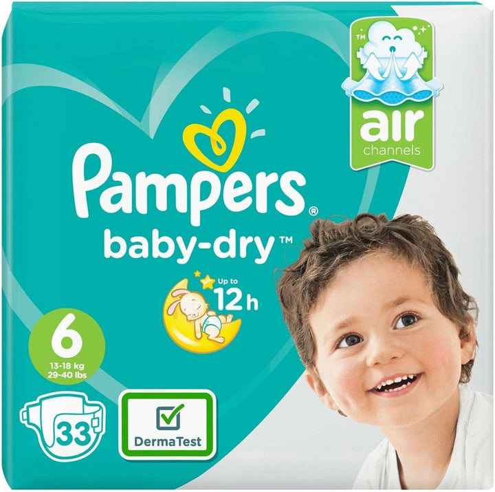 Scutece Pampers, versiunea clasica, diverse marimi Mama si Copilul Naty Shop 6 (33 buc)