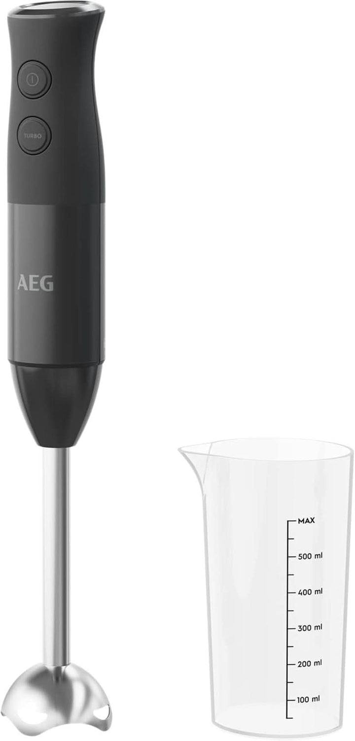 AEG mixer de tijă HB4-1-4GG / 2 lame din oțel inoxidabil incl. Mama si Copilul Naty Shop Schwarz Standard