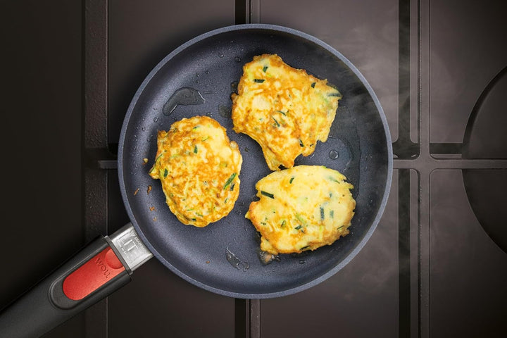 Woll Diamond Lite tigaie plată - Inducție -, Ø 20 Cm, 5 Cm înălțime, Cu mâner detașabil - Potrivit pentru toate tipurile de plită, Aluminiu turnat, Acoperire antiaderentă Oale si Tigai Naty Shop