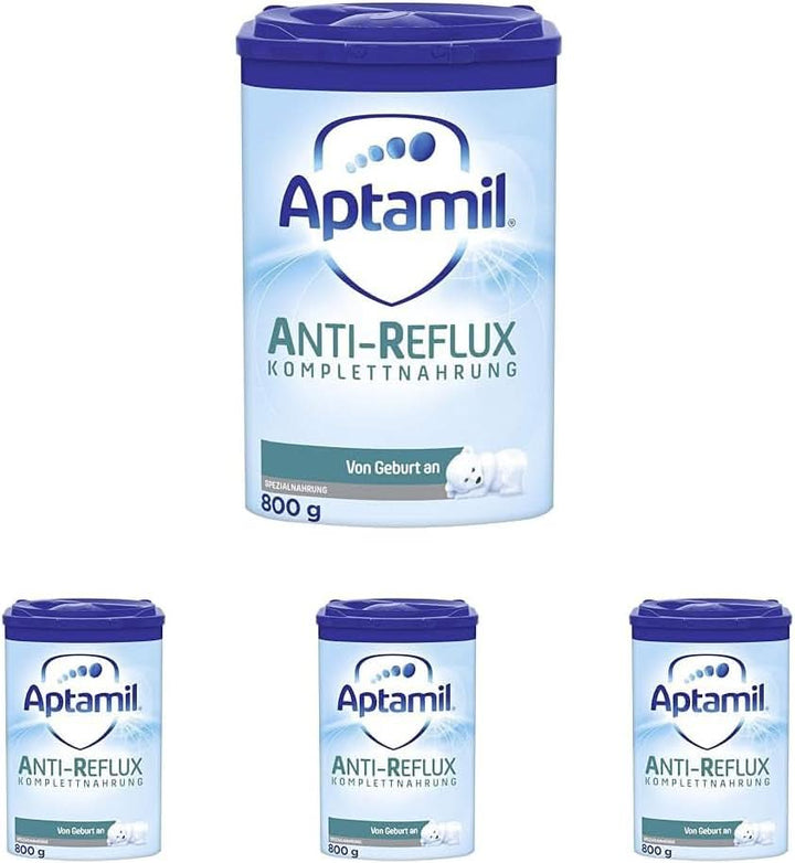 Aptamil Anti-Reflux - hrana completa de la nastere, pentru managementul dietei, lapte praf, 1x 800 g Naty Shop Set 4 x 800 grame