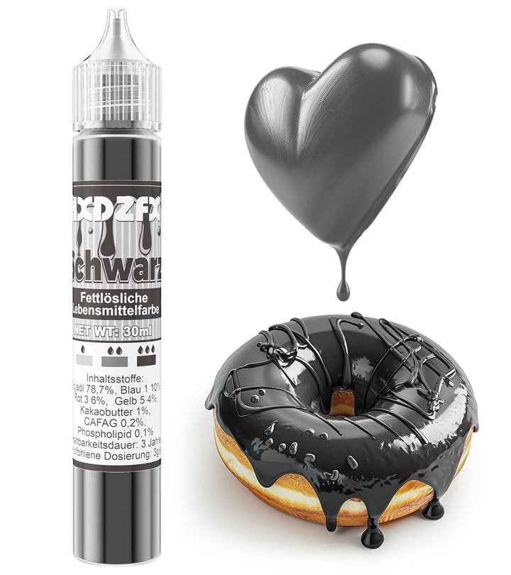 Colorant alimentar liposolubil - 30 ml colorant alimentar concentrat pe bază de ulei pentru ciocolată, set de coloranți alimentari pentru decorarea torturilor, fondant, cremă de unt, copt, meșteșuguri (albastru marin)