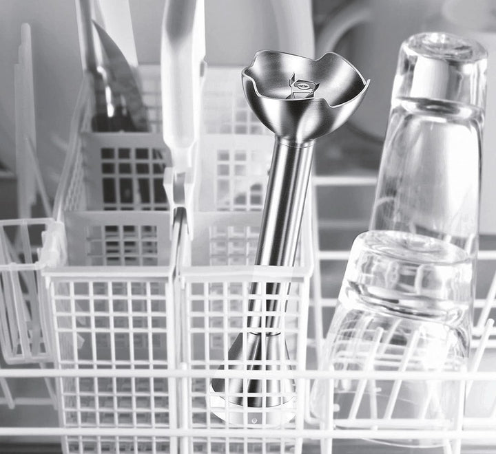 Haushaltsgeräte MSM6B500 Stabmixer, 350 W, Silber/Weiß Bucatarie Naty Shop