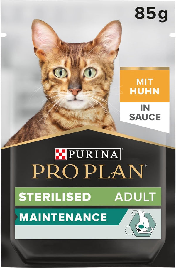 Pro Plan Sterilised Cat Food umedă, cu pui 26Pack (26X85 G)