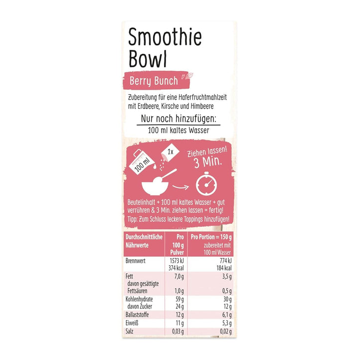 RUF Smoothie Bowl Berry Bunch, 50 grame Cereale Naty Shop