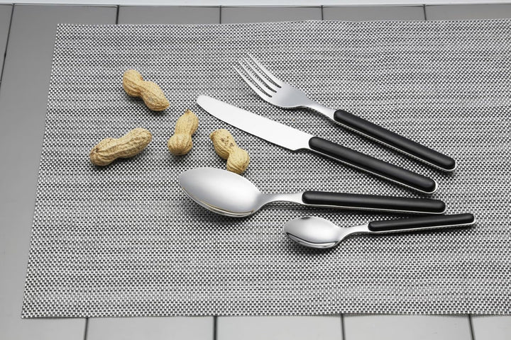 Besteck-Set Delice 16-Teilig Schwarz Bucatarie Naty Shop