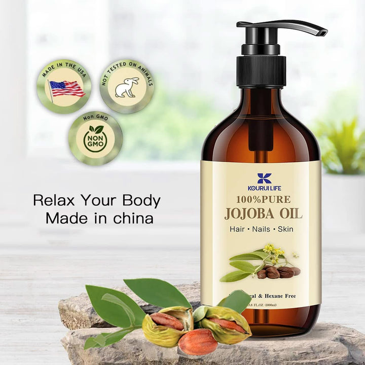 Ulei de jojoba organic 1 litru, 100% pur Cosmetice si Infrumusetare Naty Shop