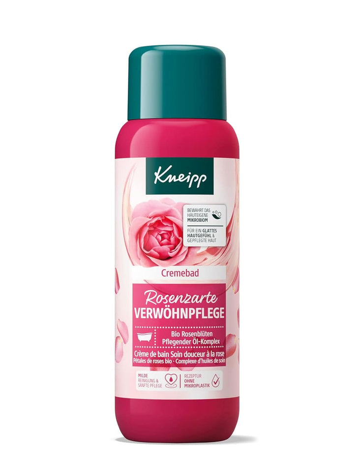 Kneipp, aditiv de baie cu extract de înaltă calitate din flori organice de trandafir și un complex de uleiuri hrănitoare, 400 ml Duș și baie Naty Shop