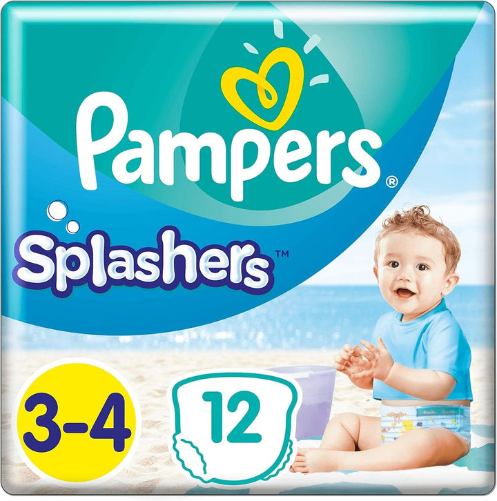 Pampers, scutece pentru plaja sau piscina, diverse marimi Mama si Copilul Naty Shop Marimea 3-4 (12 bucati)