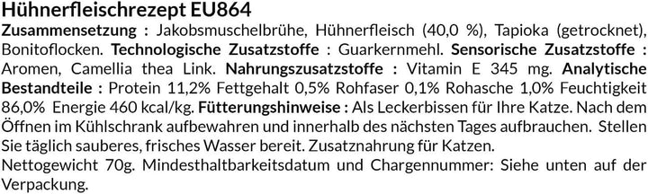 INABA Dashi Delights Hrană umedă pentru pisici 100% pui natural | Fără cereale, fără zahăr, fără arome artificiale, 86% umiditate | Tratamente premium pentru pisici în bulion 70 G (pachet de 6)