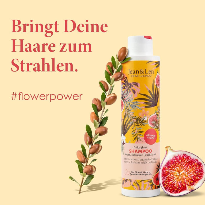 Șampon Jean & Len Color Gloss, pentru păr vopsit și deteriorat, 300 ml Duș și baie Naty Shop