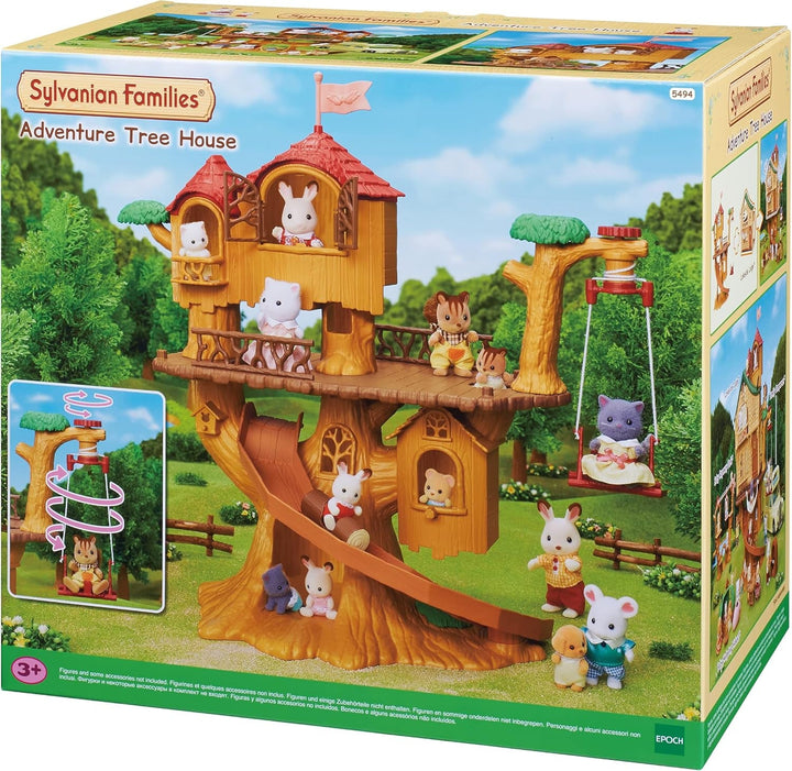 Sylvanian Families 5494 Adventure Tree House - Set de joacă pentru casa de păpuși Casute de papusi Naty Shop