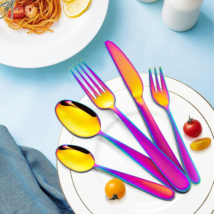 Set de tacâmuri din oțel inoxidabil, 30 sau 60 de piese Bucatarie Naty Shop