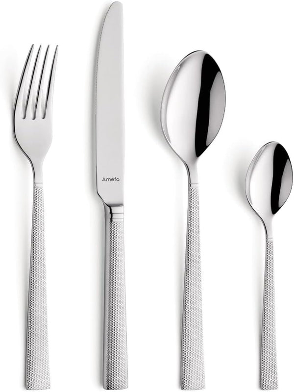 Amefa Jewelt Tartlery Set 4 persoane | 16 Petrecere Oțel inoxidabil 18/0 Bucatarie Naty Shop