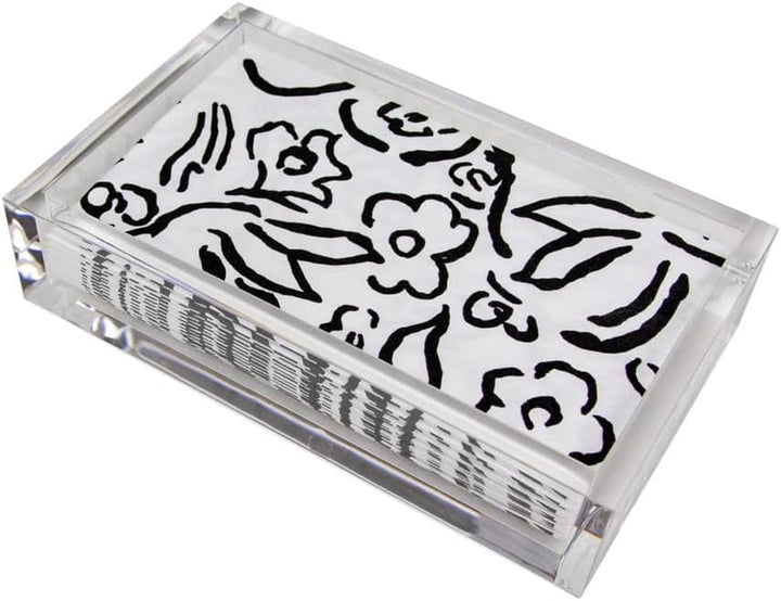 Șervețele de hârtie Matisse pentru prosoape de oaspeți, negre, 15 bucăți per pachet