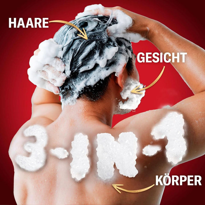 Old Spice Captain 3-In-1 Gel de duș și șampon pentru bărbați, 1 litru Duș și baie Naty Shop